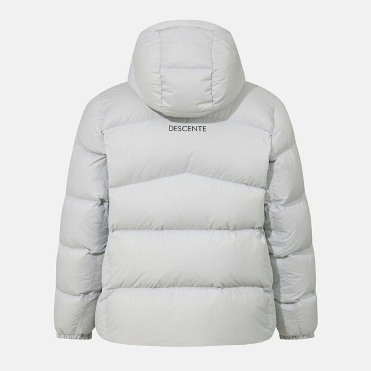 데상트(DESCENTE) 캐논 중경량 퍼텍스 다운 자켓 그레이 SR323SDJ94