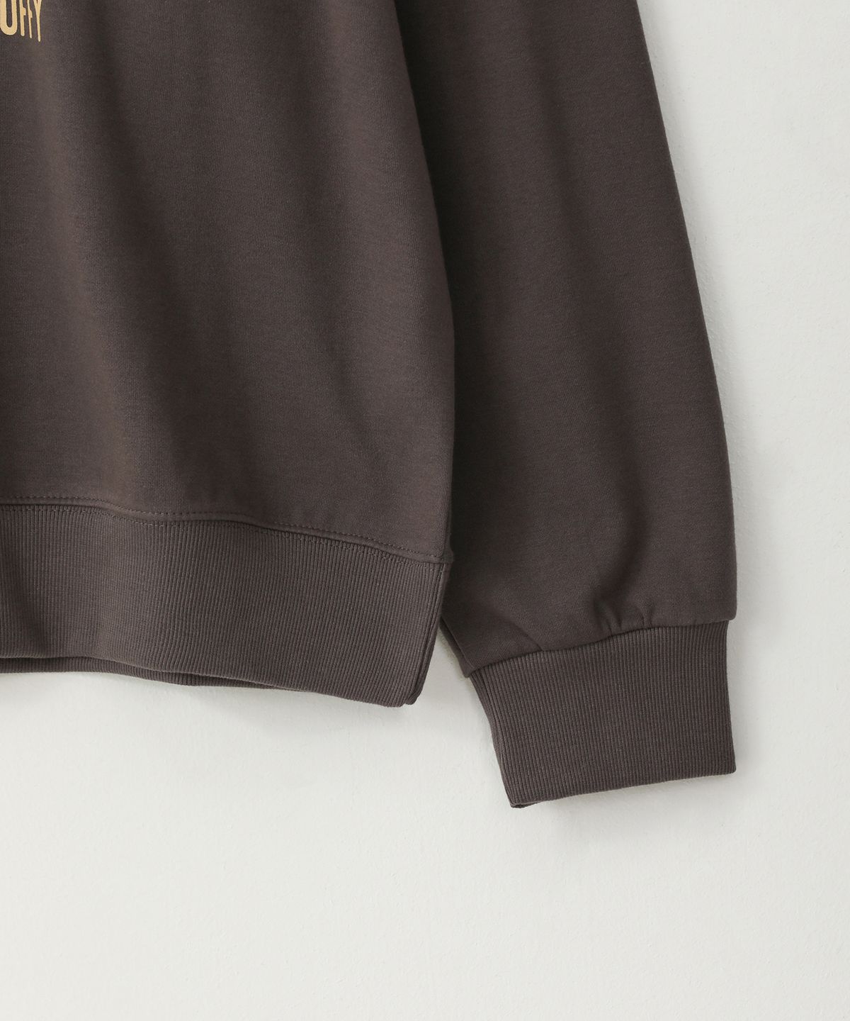 퍼프퍼프뎁트(PUFF PUFF DEPT) BASEBALL 스웨트셔츠 BROWN