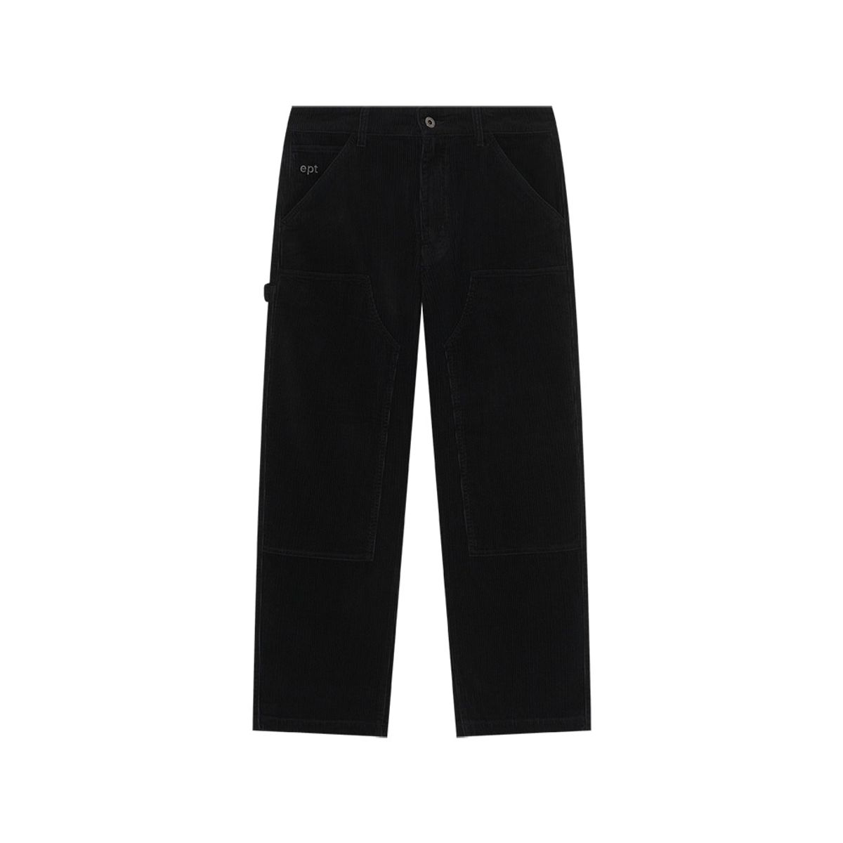 이피티(EPT) CORDUROY DOUBLE KNEE PANTS_BLACK