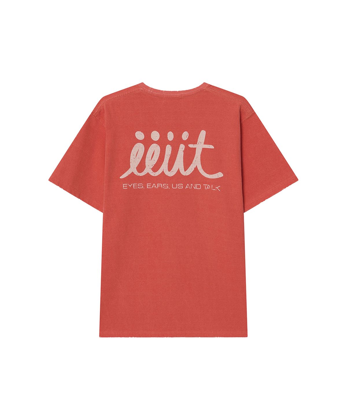 이우트(EEUT) ARCHIVE POCKET T-SHIRT / RED