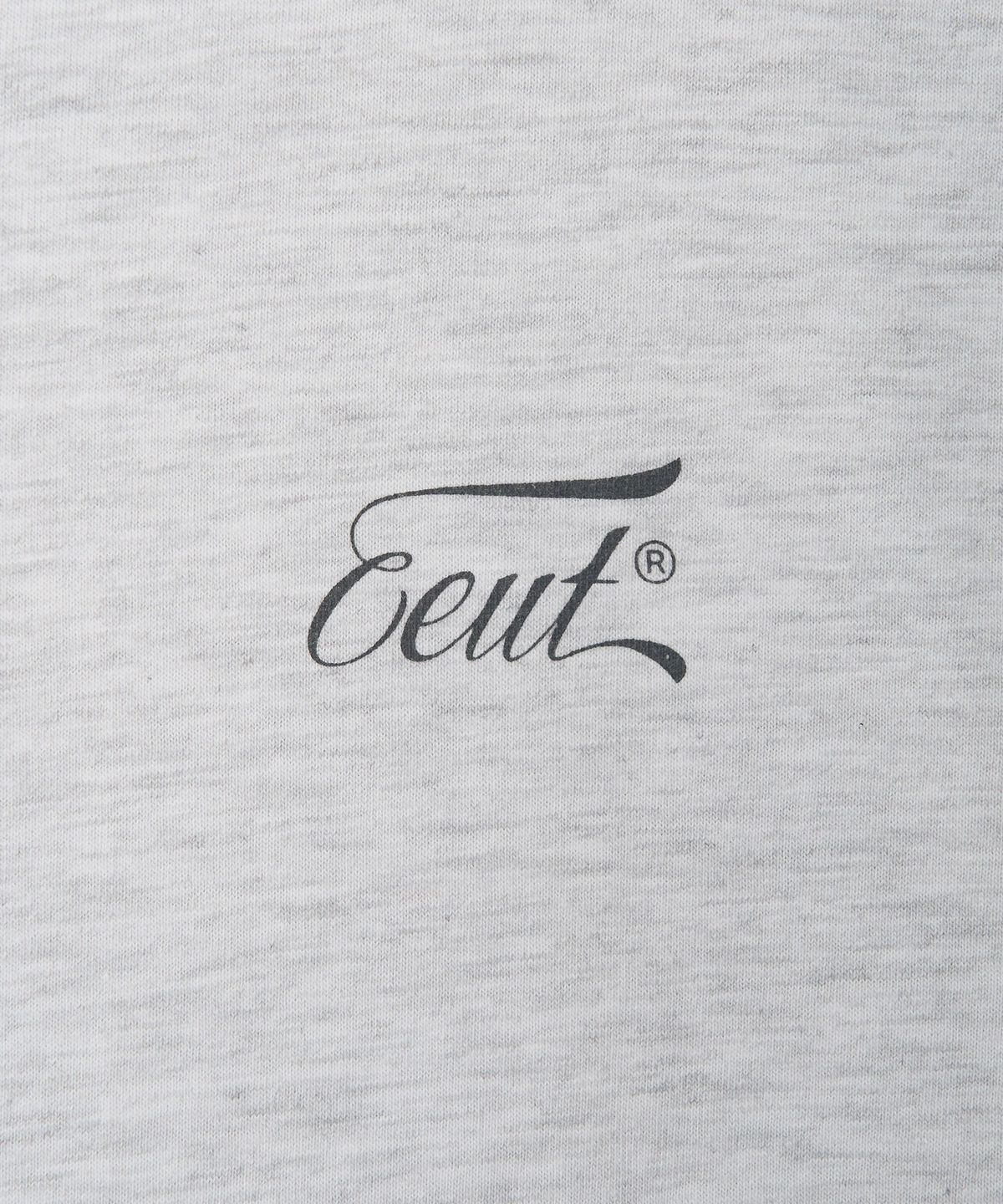 이우트(EEUT) GOOD LUCK T-SHIRT / MELANGE WHITE