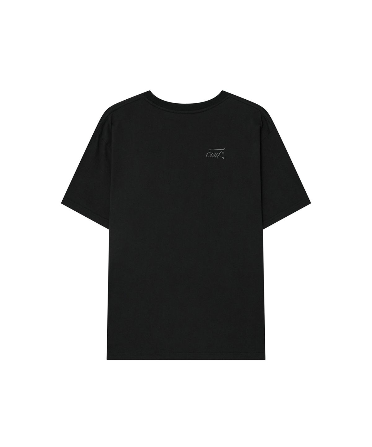 이우트(EEUT) GOOD LUCK T-SHIRT / BLACK