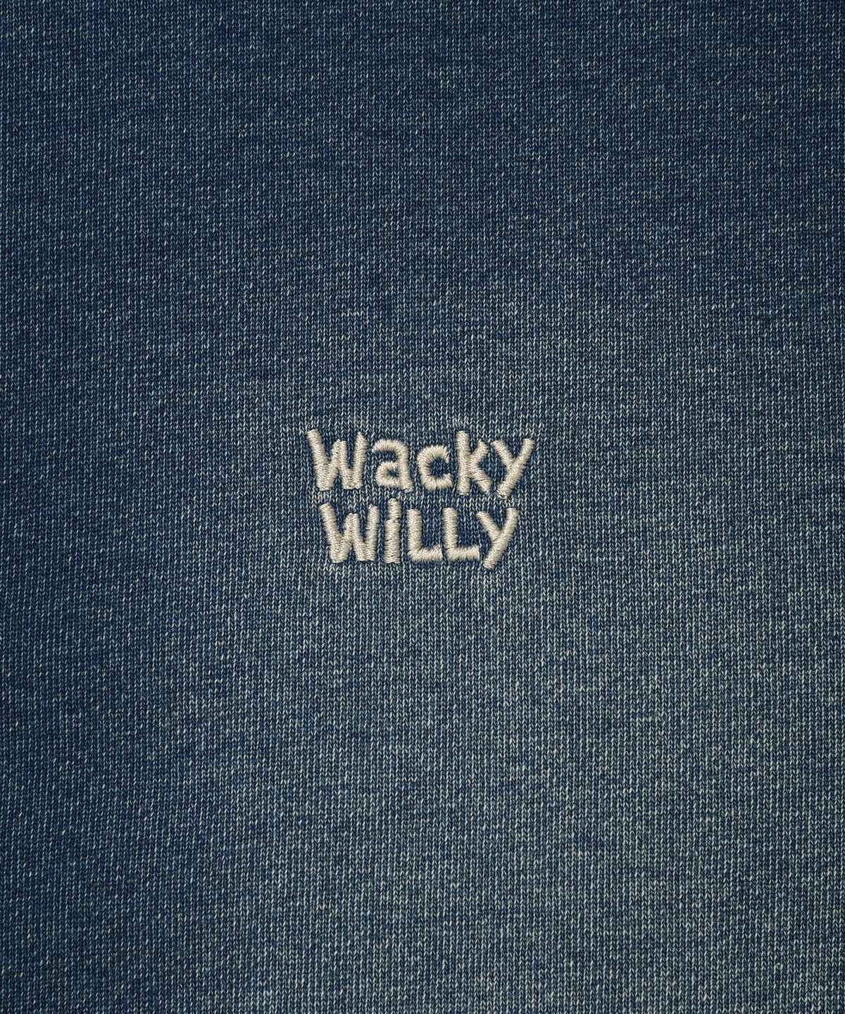 와키윌리(WACKY WILLY) 올데이 데님 후드집업 인디고