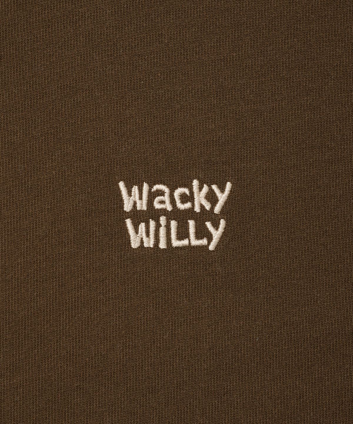 와키윌리(WACKY WILLY) 올데이 데님 후드집업 브라운