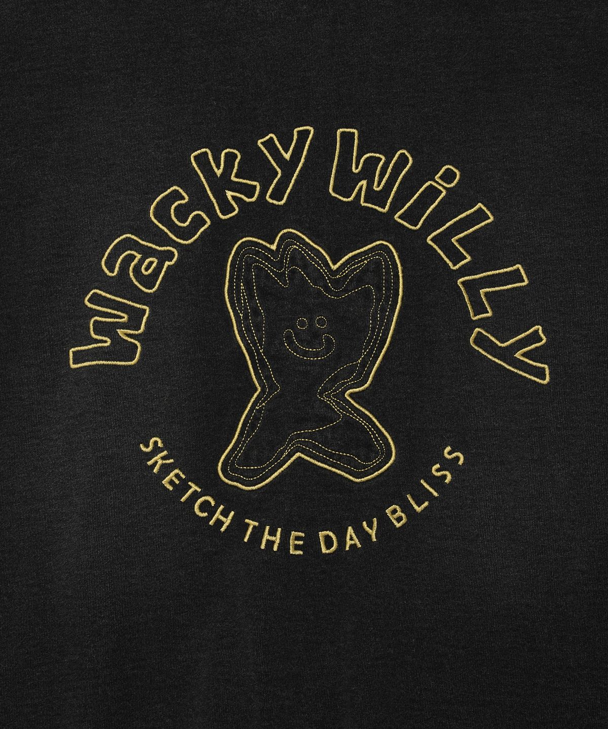 와키윌리(WACKY WILLY) 올데이 데님 후드집업 블랙