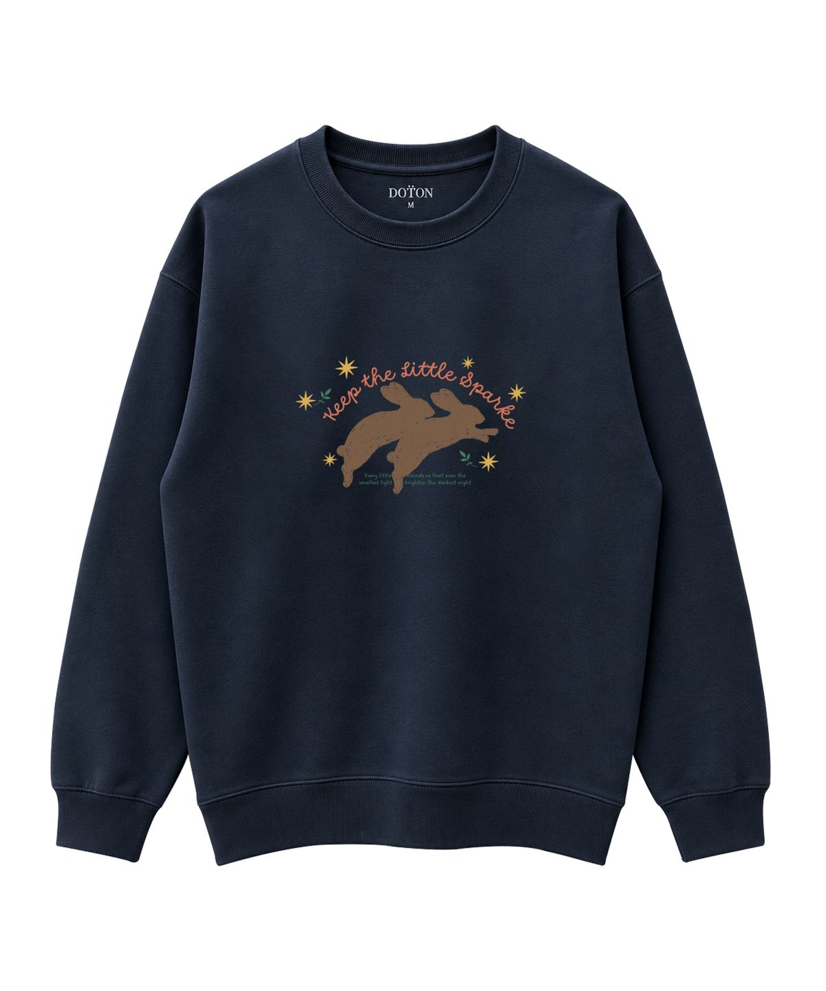 도톤(DOTON) KEEP THE SPARK SWEATSHIRT (Black)