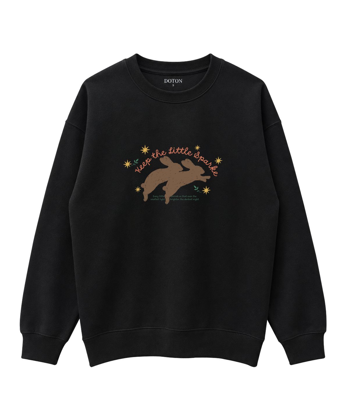 도톤(DOTON) KEEP THE SPARK SWEATSHIRT (Grey)