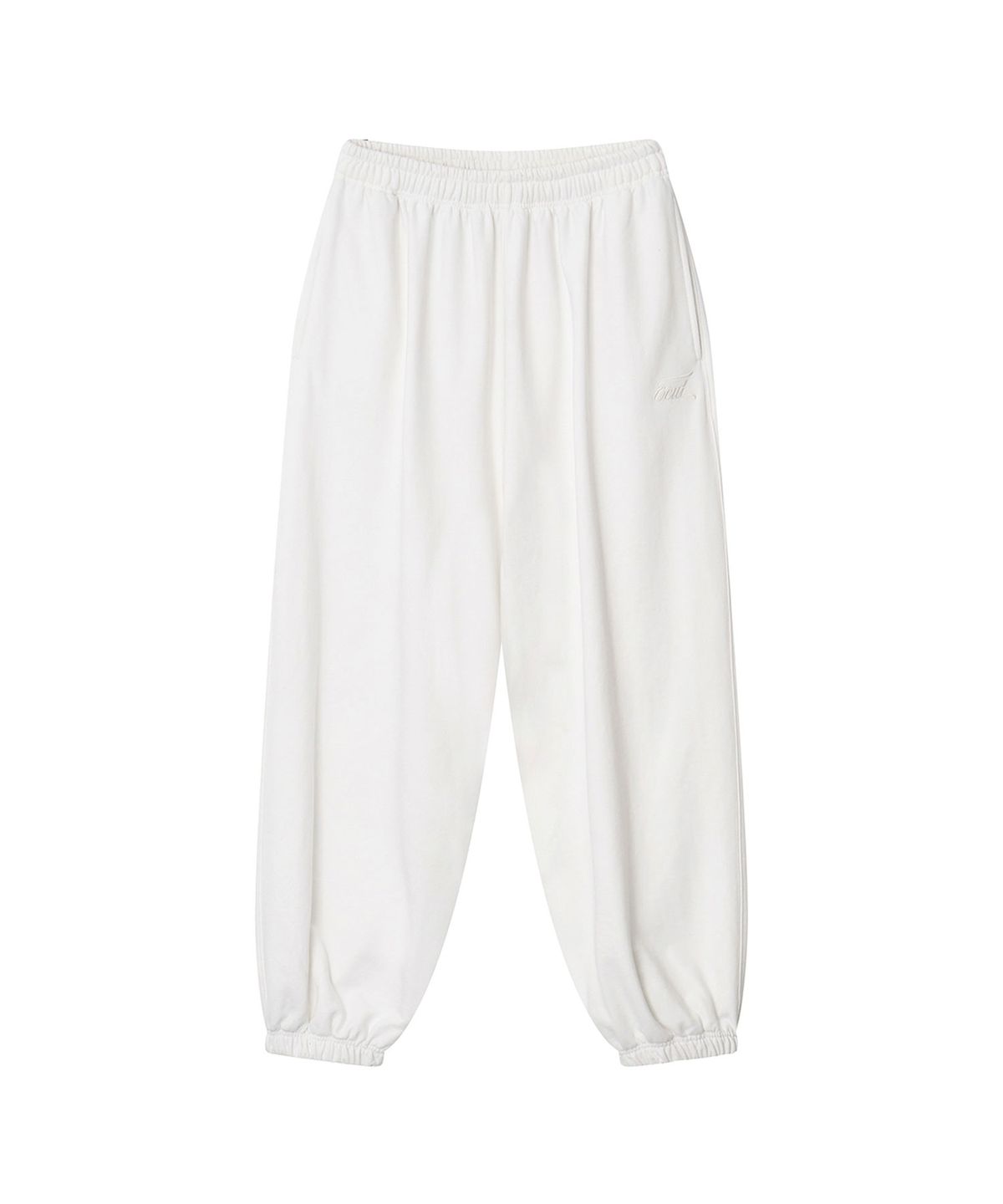 이우트(EEUT) EEUT BALLON SWEATPANTS / WHITE