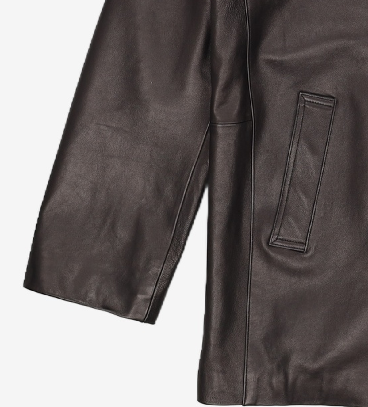 던스트(DUNST) UNISEX LAMBSKIN LEATHER HALF JACKET BLACK_UDJA3C101BK XL