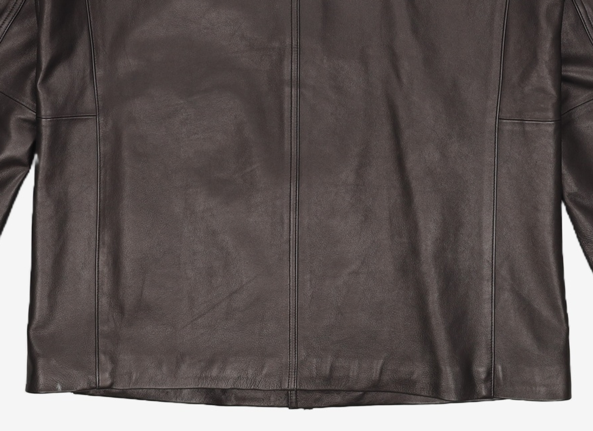 던스트(DUNST) UNISEX LAMBSKIN LEATHER HALF JACKET BLACK_UDJA3C101BK XL