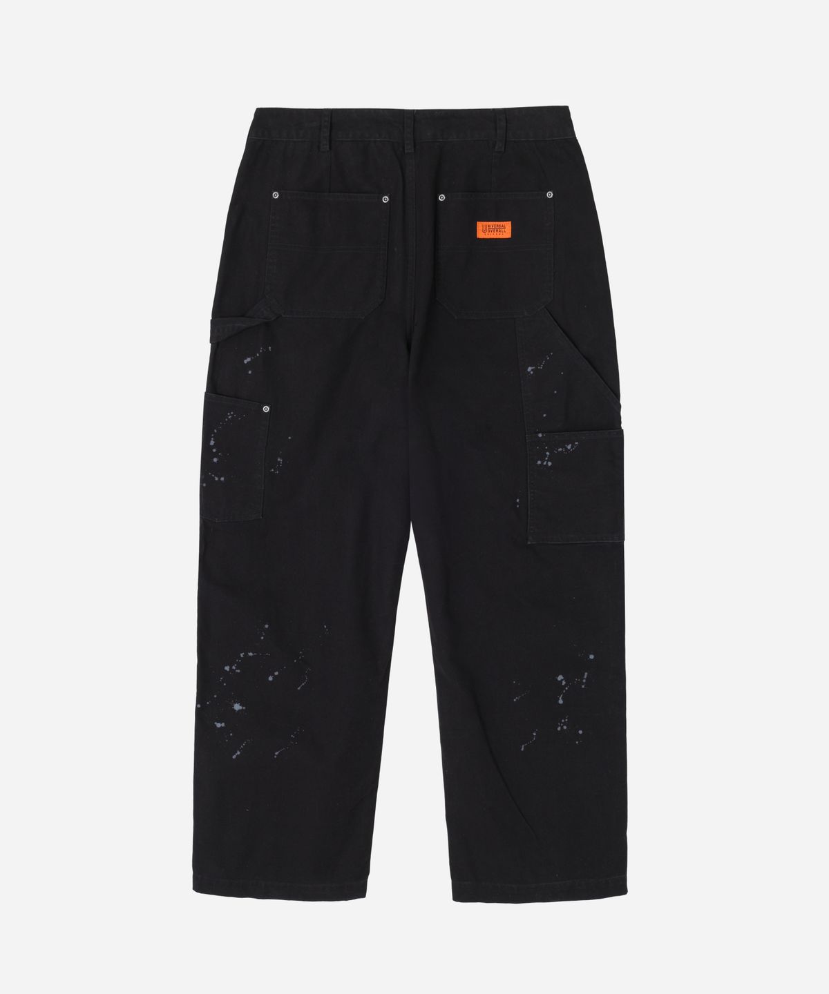유니버셜 오버롤(UNIVERSAL OVERALL) DOUBLE KNEE PAINTER PANTS BLACK