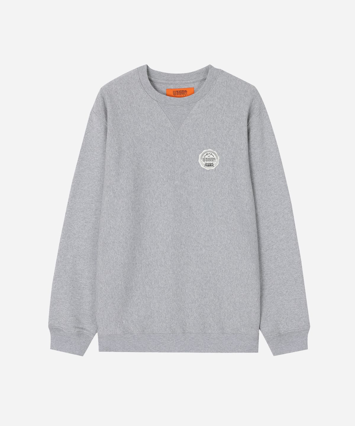 유니버셜 오버롤(UNIVERSAL OVERALL) ESSENTIAL SWEATSHIRTS HEATHER GREY