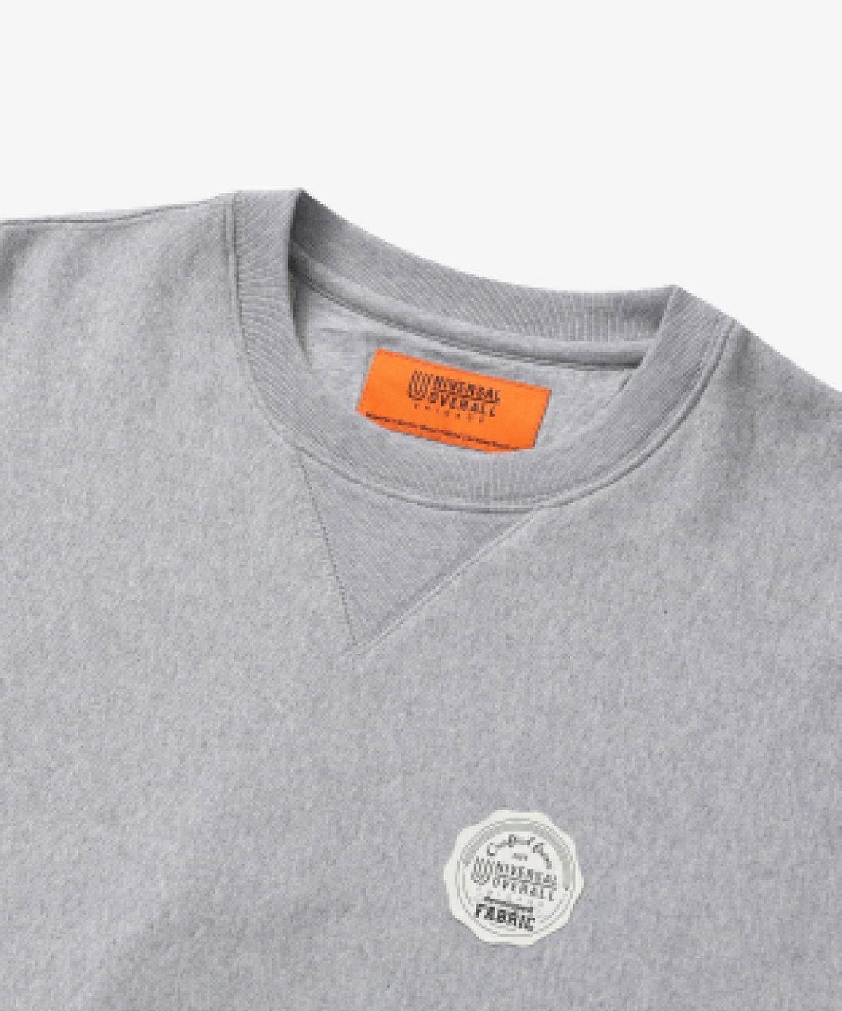 유니버셜 오버롤(UNIVERSAL OVERALL) ESSENTIAL SWEATSHIRTS HEATHER GREY