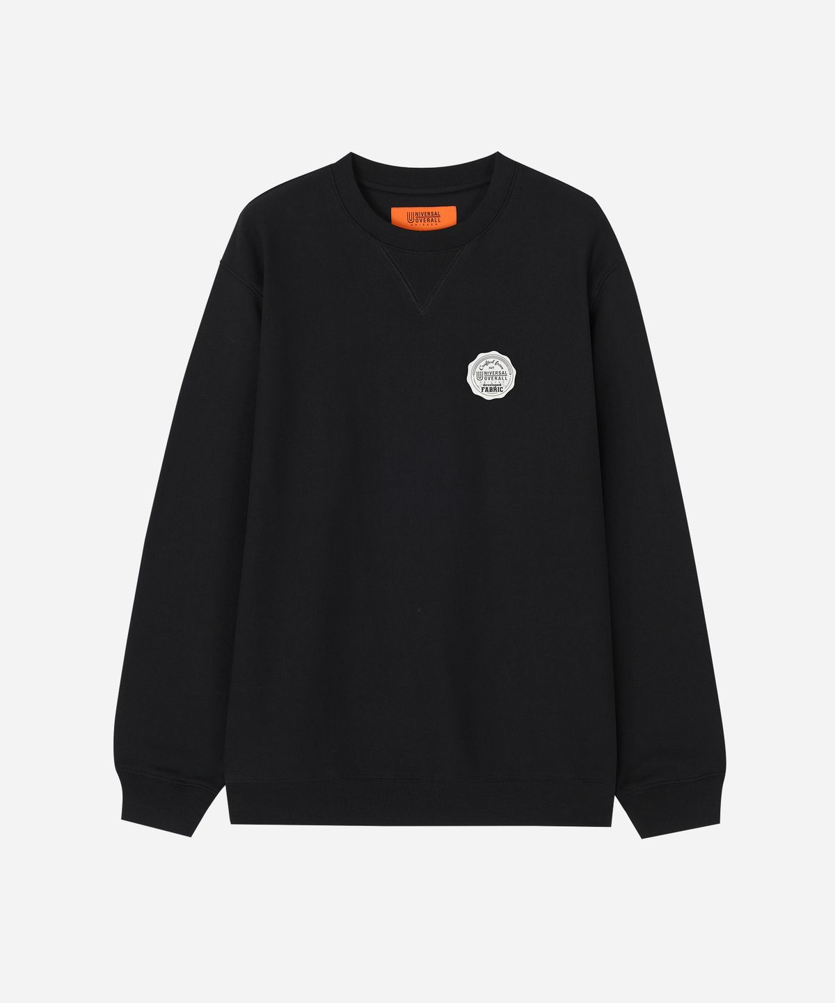유니버셜 오버롤(UNIVERSAL OVERALL) ESSENTIAL SWEATSHIRTS BLACK