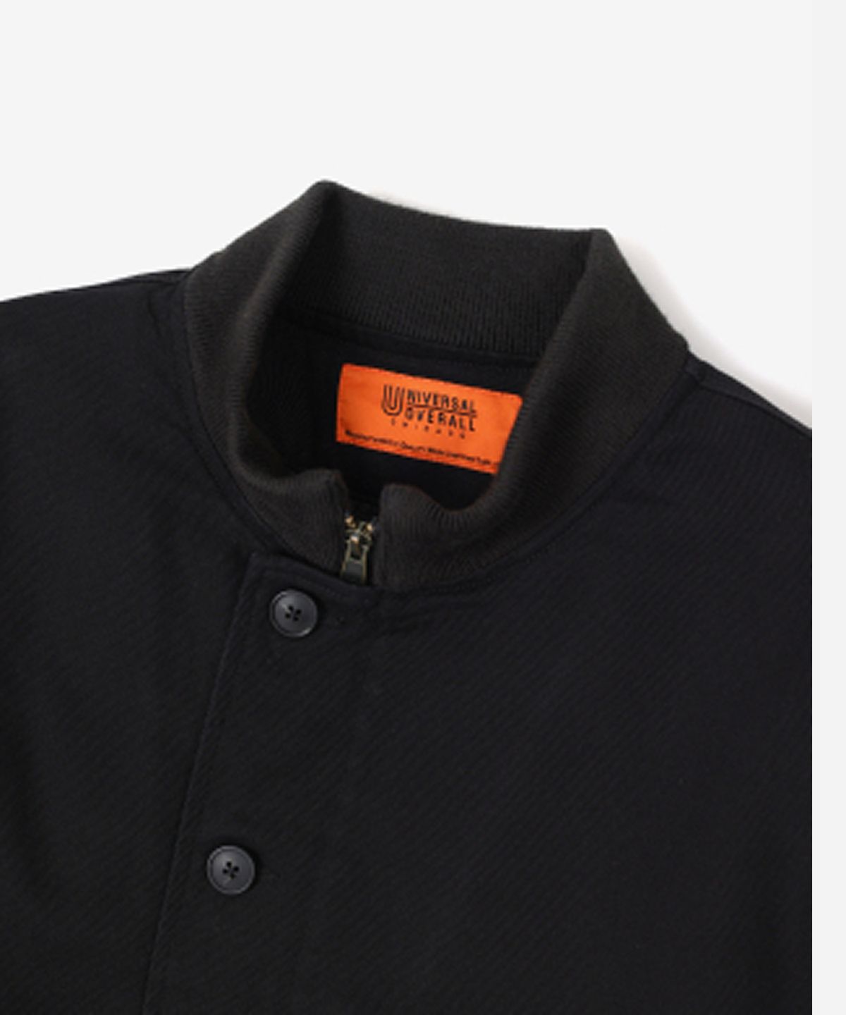 유니버셜 오버롤(UNIVERSAL OVERALL) UO TWILL DECK JACKET BLACK