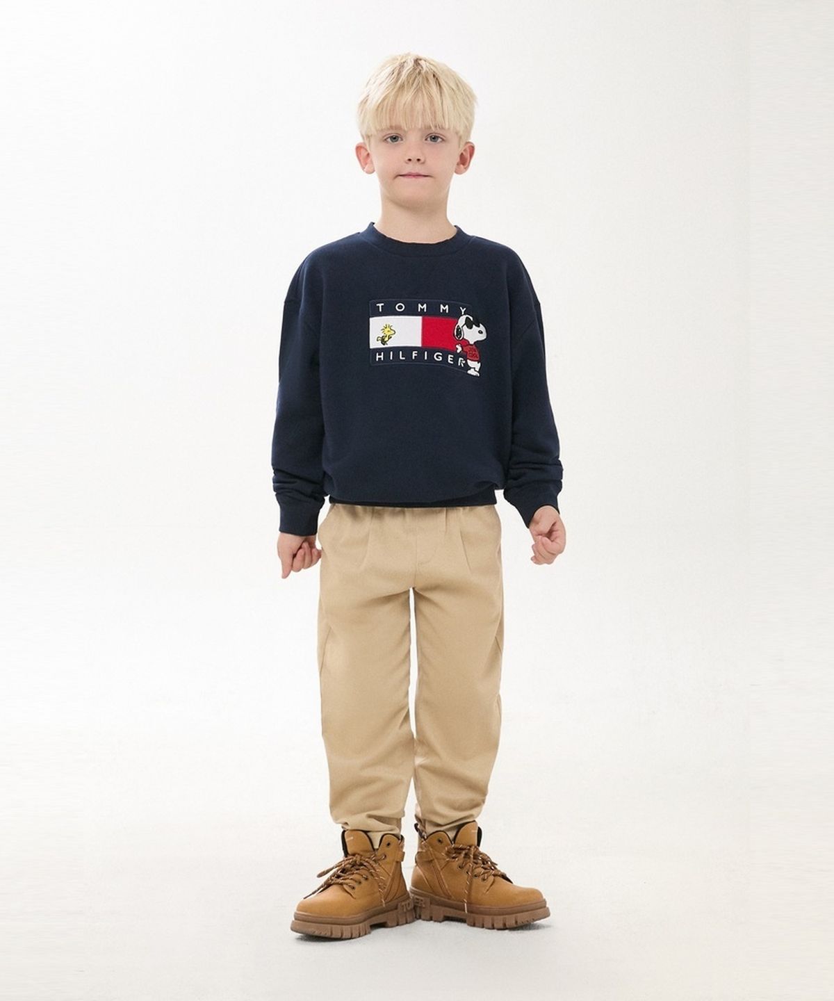타미힐피거 키즈(TOMMY HILFIGER KIDS) 피너츠 크루넥 스웨트셔츠