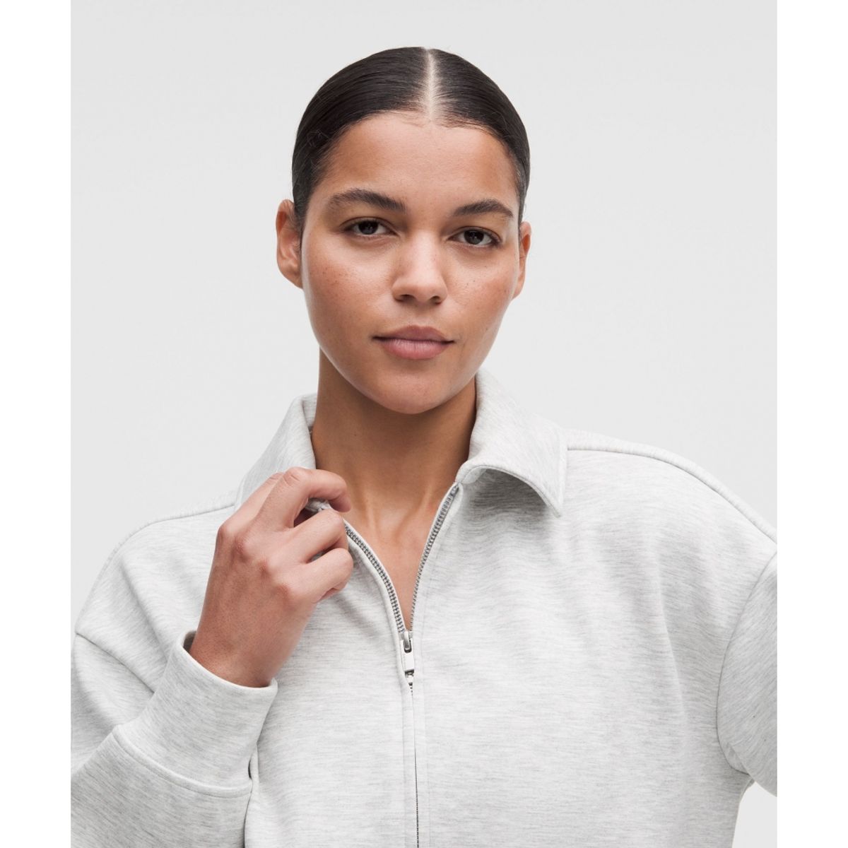 룰루레몬(LULULEMON) 스무드 스페이서 릴랙스드 칼라드 하프집  HCUG