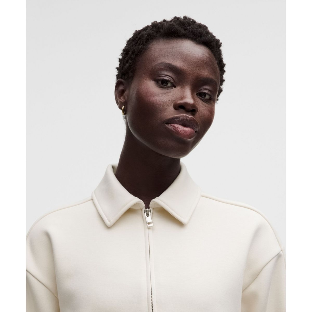 룰루레몬(LULULEMON) 스무드 스페이서 릴랙스드 칼라드 하프집  LTIV