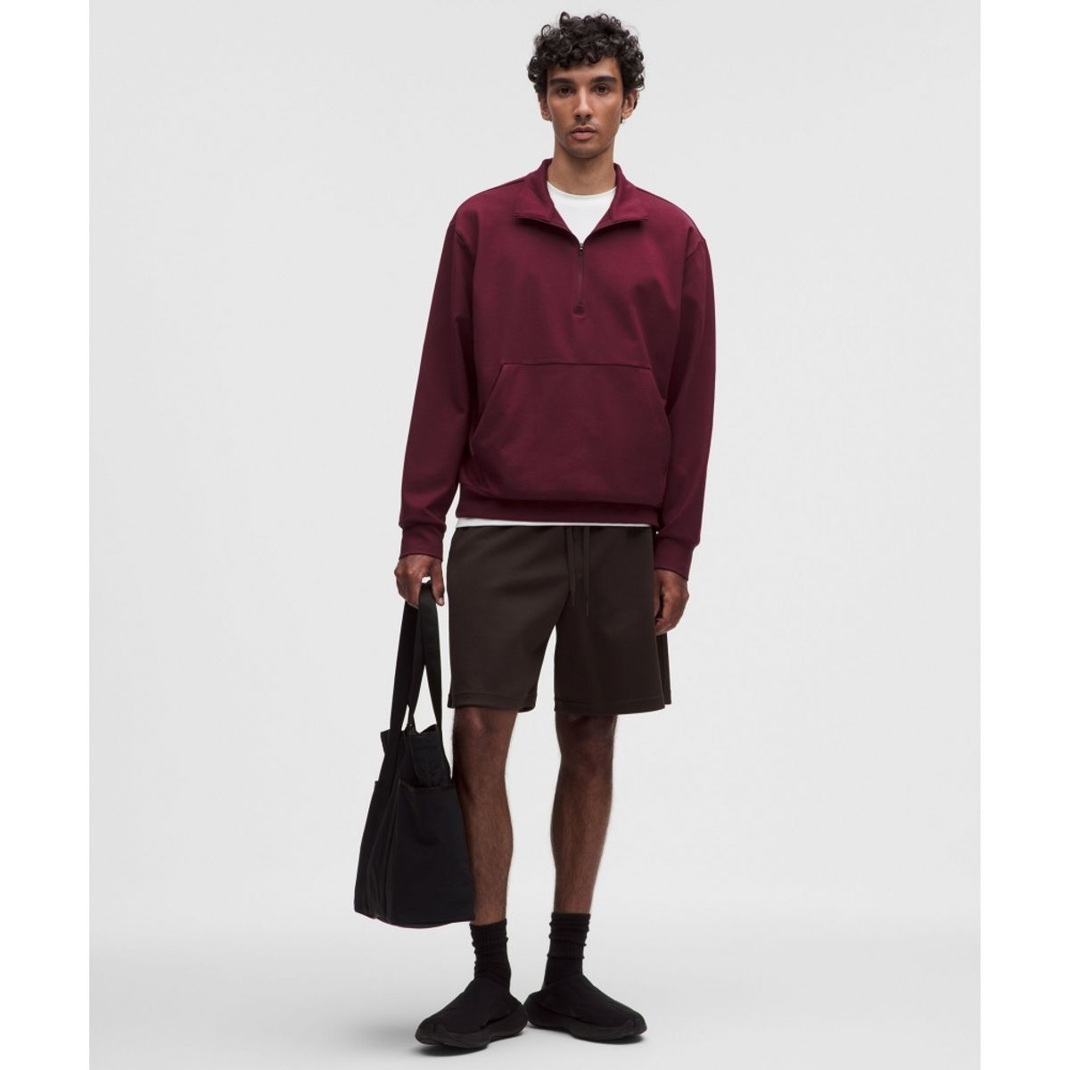 룰루레몬(LULULEMON) 헤비웨이트 소프트 저지 하프집  BBAY