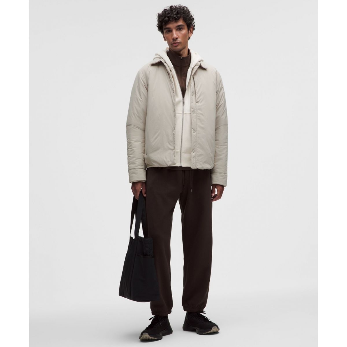 룰루레몬(LULULEMON) 멘즈 ThermoZen 인설레이티드 셔츠 재킷  GREH