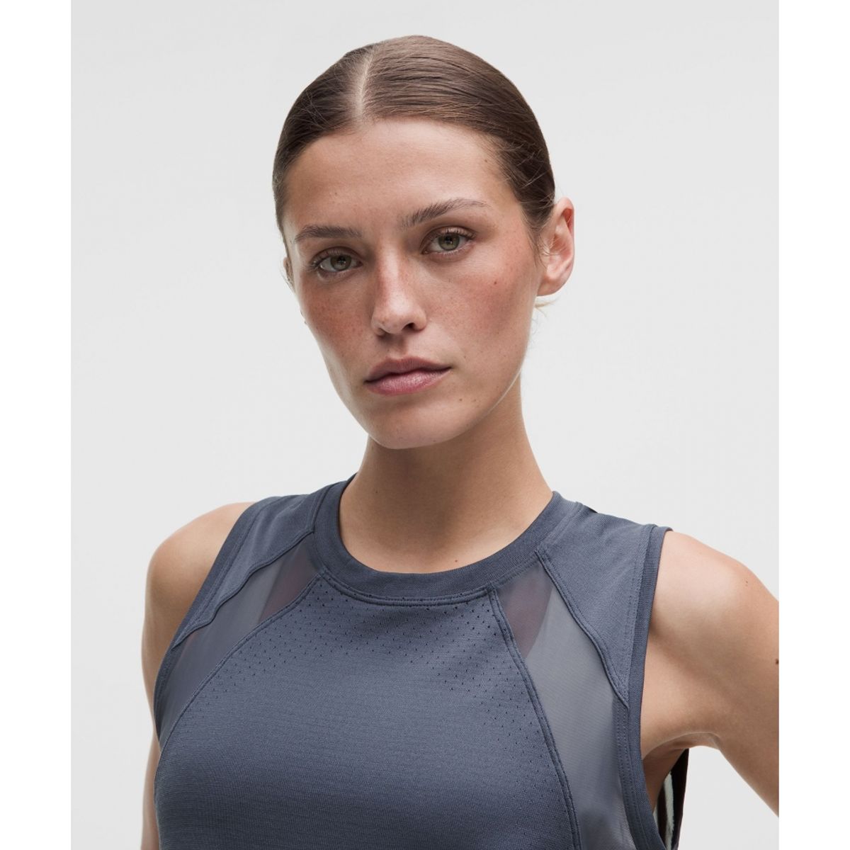 룰루레몬(LULULEMON) 심리스 메쉬 패널 탱크탑  DDND