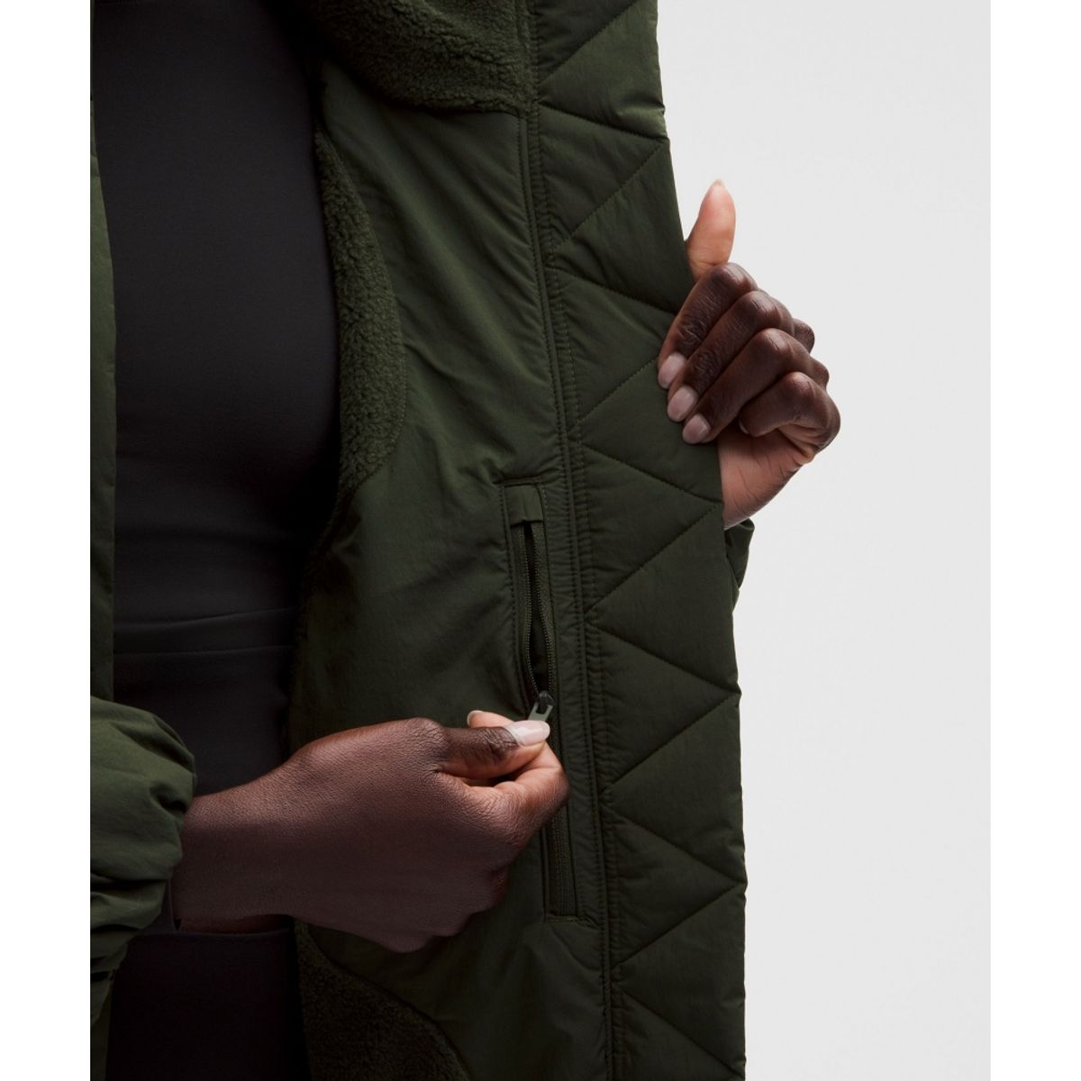 룰루레몬(LULULEMON) 우먼스 워터 리지스턴트 플리스 라인드 재킷  DPFT
