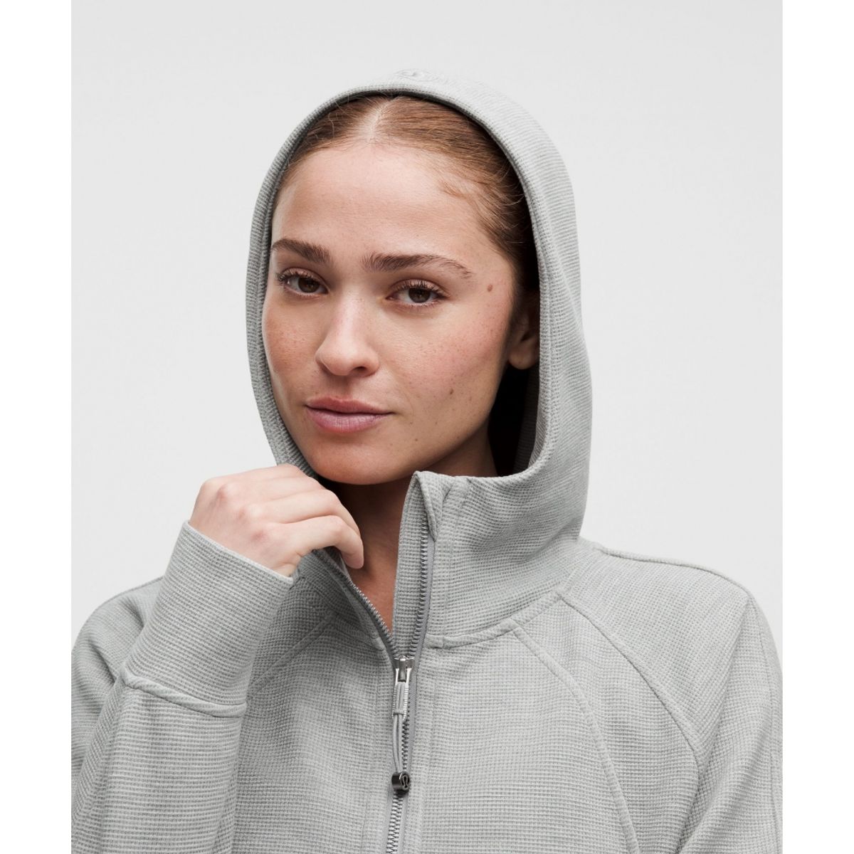 룰루레몬(LULULEMON) 스쿠바 오버사이즈드 풀집 후디 *와플  HCMG