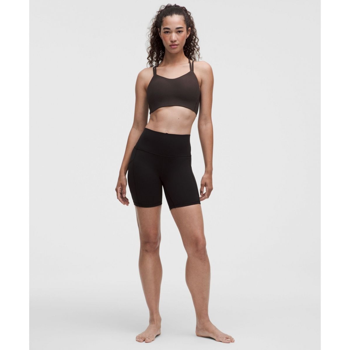 룰루레몬(LULULEMON) 라이크 어 클라우드 리브드 롱라인 브라 *라이트 서포트, B C컵