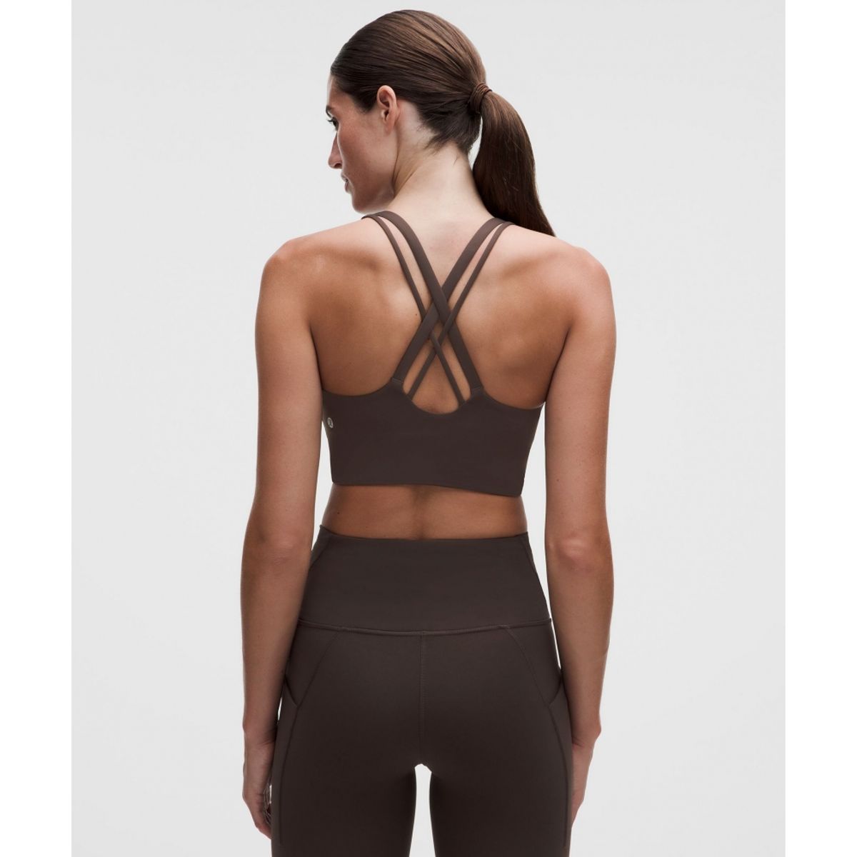 룰루레몬(LULULEMON) 에너지 롱라인 브라 미디엄 서포트, B–D컵 *에볼브