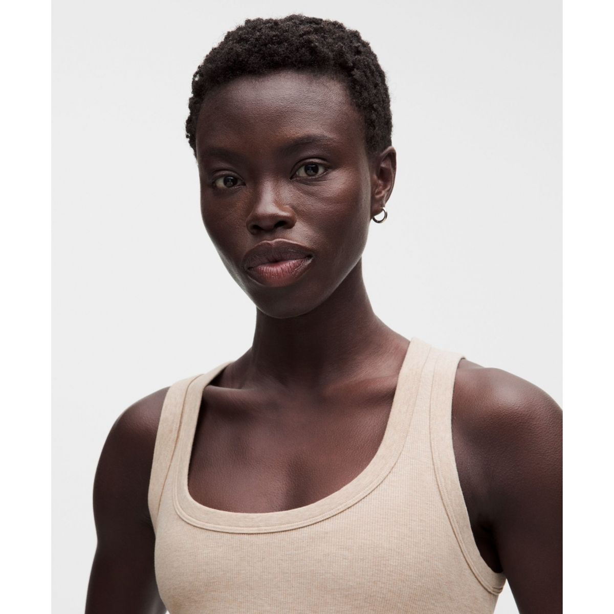 룰루레몬(LULULEMON) 리틀 리브드 스쿱넥 탱크탑  HRMC