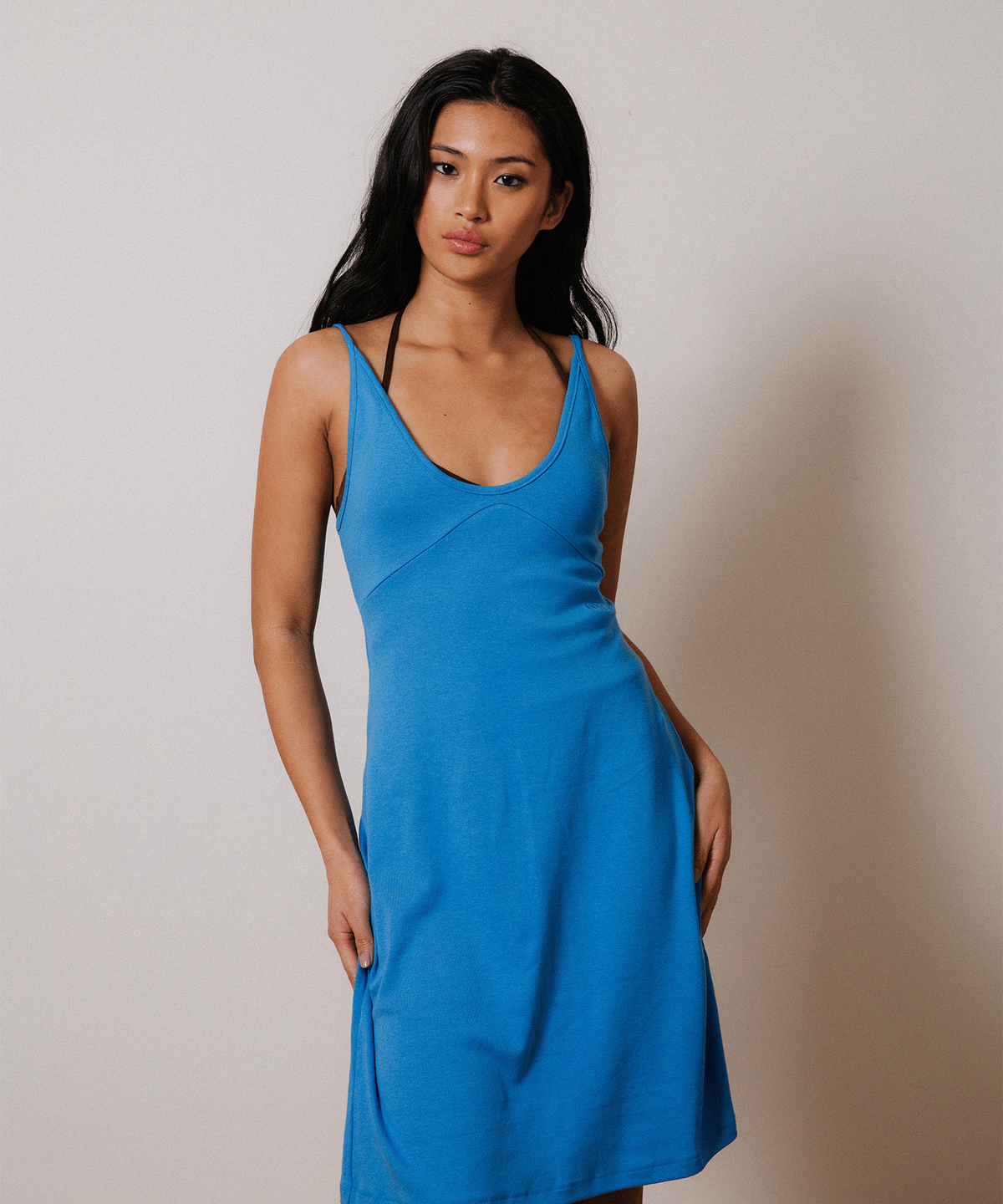 고블린 웨어(GOBLIN WEAR) Kayla Midi Dress(Capri Blue)