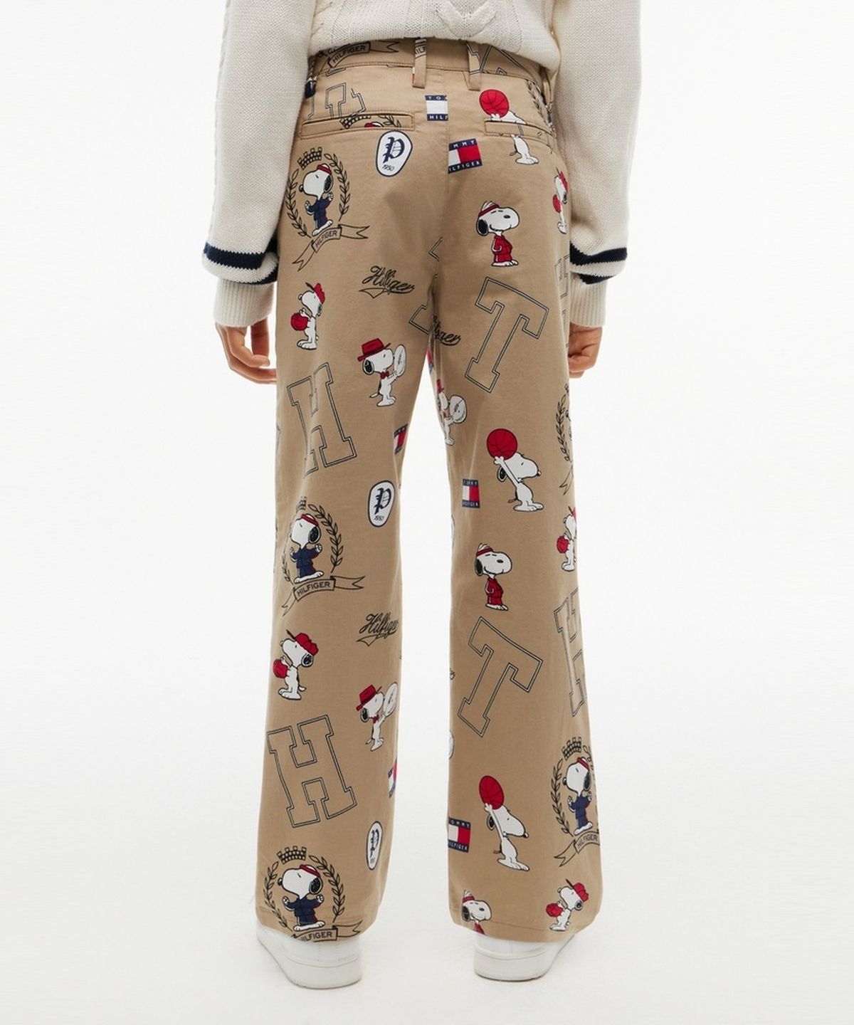 타미힐피거 키즈(TOMMY HILFIGER KIDS) 피너츠 올오버 프린트 치노 팬츠