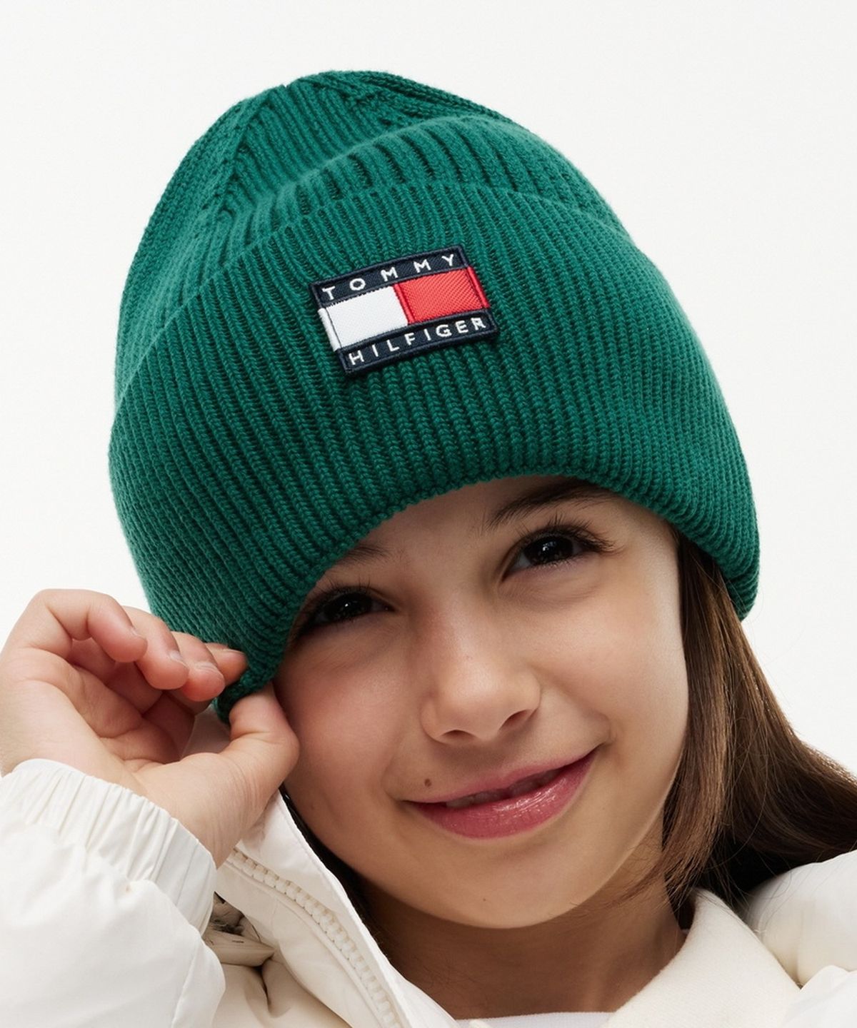 타미힐피거 키즈(TOMMY HILFIGER KIDS) 헤리티지 플래그 비니