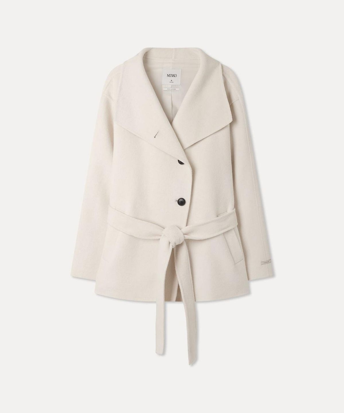 미쏘(MIXXO) 핸드메이드 하이넥 숏코트_MIWJHGV31B