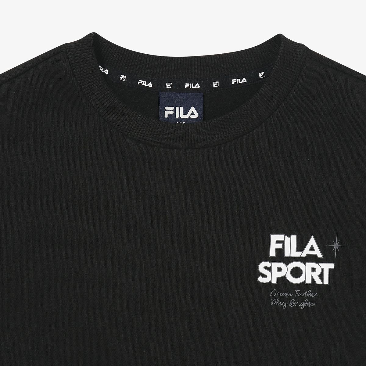 휠라 키즈(FILA KIDS) 레이어드 기모 맨투맨(FK264PO07X003001)