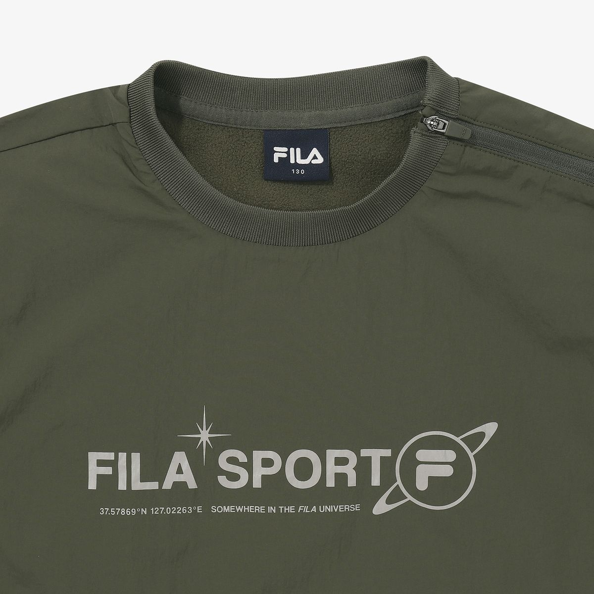 휠라 키즈(FILA KIDS) 플리스 안감 우븐 아노락(FK264WH07X001340)