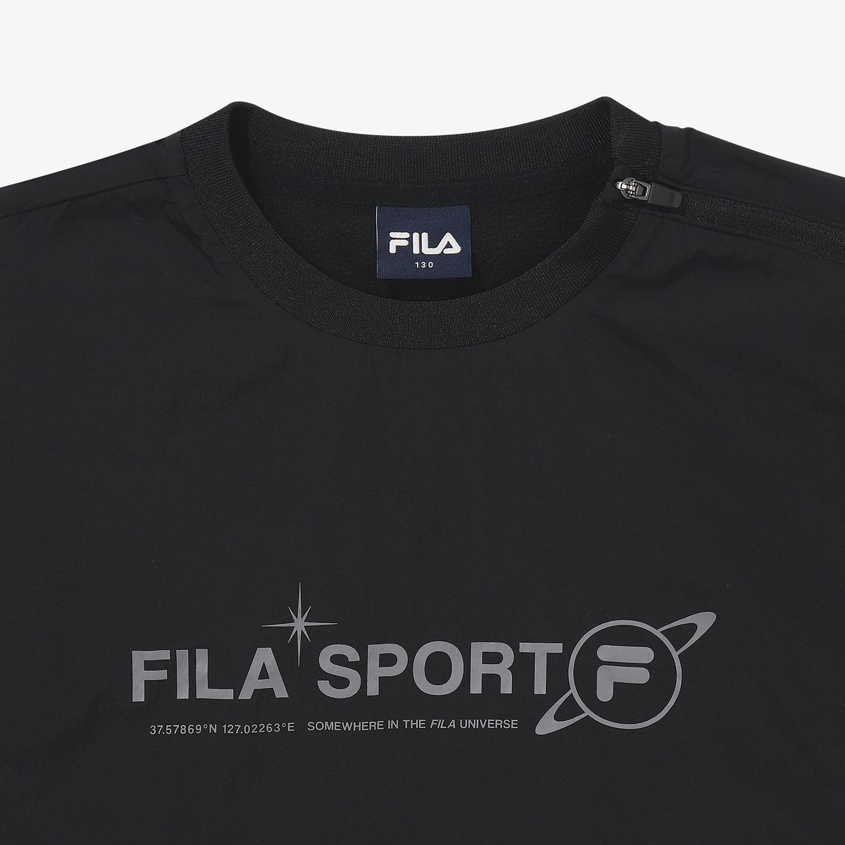 휠라 키즈(FILA KIDS) 플리스 안감 우븐 아노락(FK264WH07X001341)