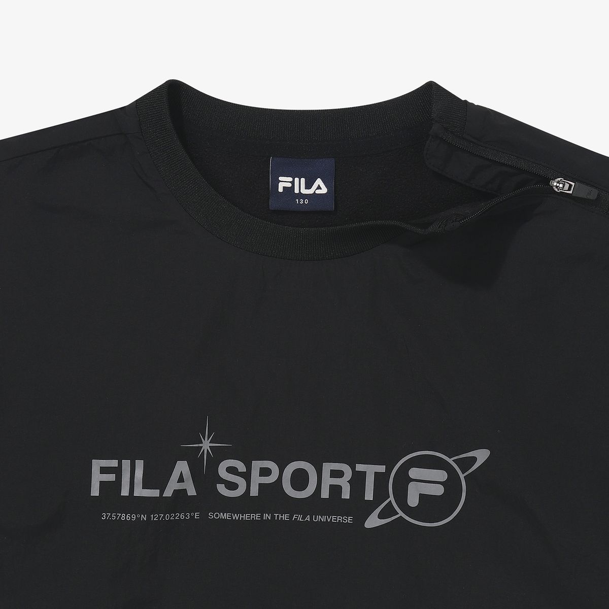 휠라 키즈(FILA KIDS) 플리스 안감 우븐 아노락(FK264WH07X001341)