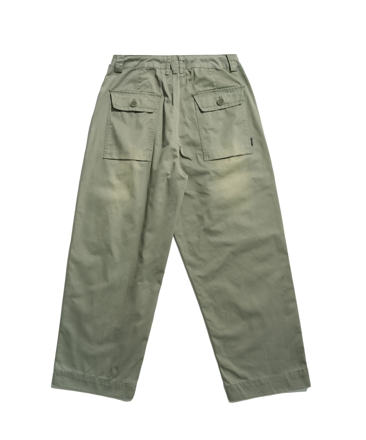 미드업데이트(MIDUPDATE) Single Pleated Utility Trousers_GR