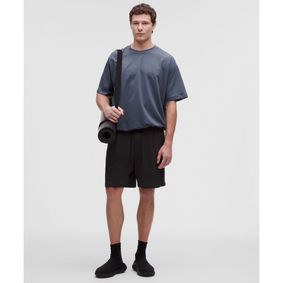 룰루레몬(LULULEMON) 소프트 저지 신치 헴 오버사이즈드 요가 티셔츠  DDND