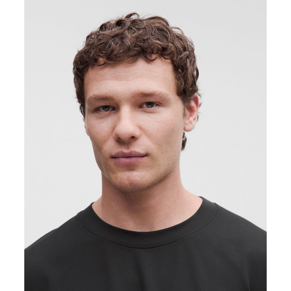 룰루레몬(LULULEMON) 소프트 저지 신치 헴 오버사이즈드 요가 티셔츠  BLK