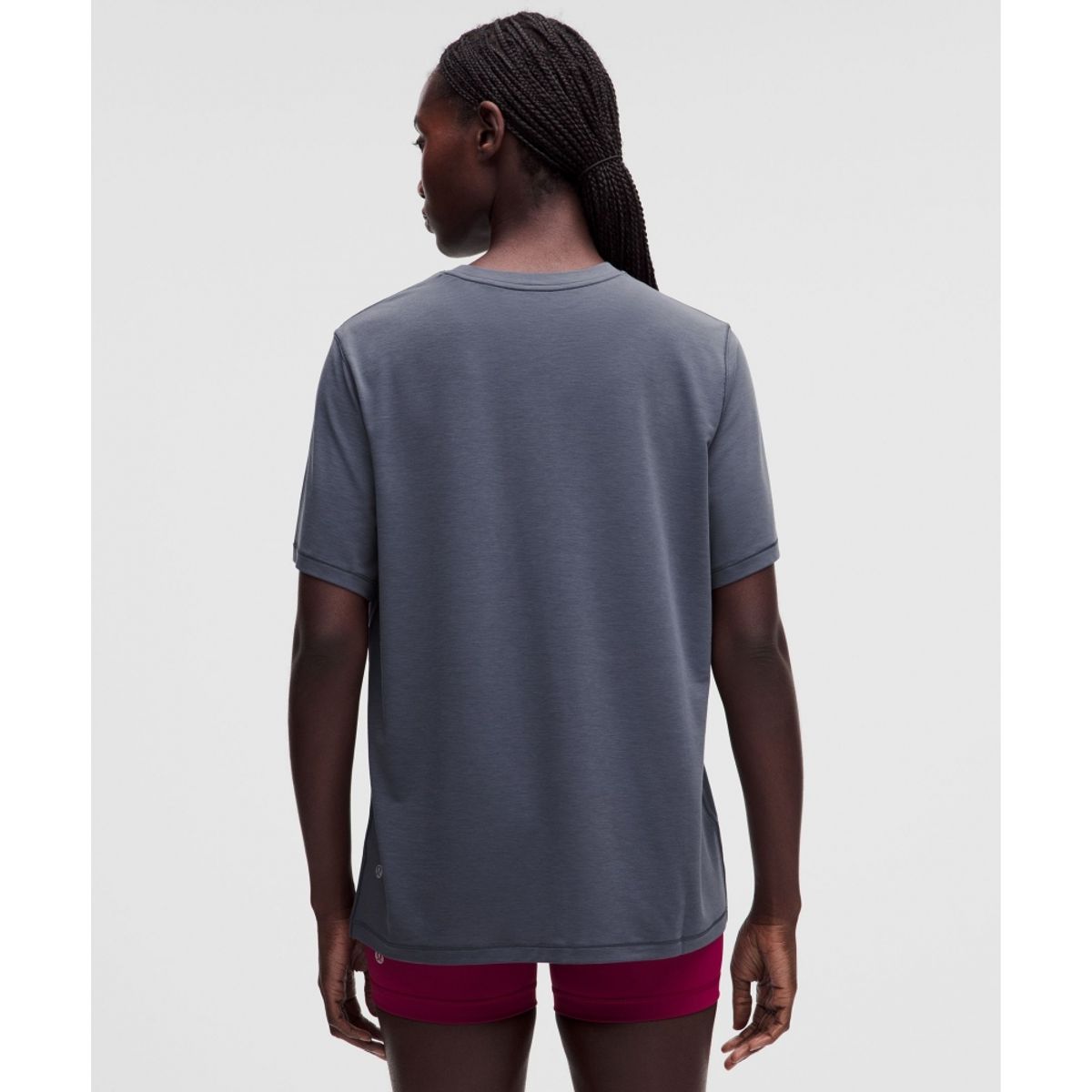 룰루레몬(LULULEMON) 저지 트레이닝 숏슬리브 셔츠 *워드마크  DDND