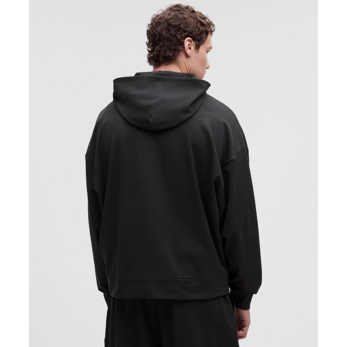 룰루레몬(LULULEMON) 헤비웨이트 소프트 저지 풀집 후디  BLK