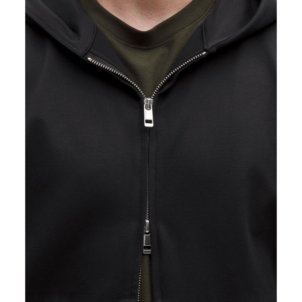 룰루레몬(LULULEMON) 헤비웨이트 소프트 저지 풀집 후디  BLK