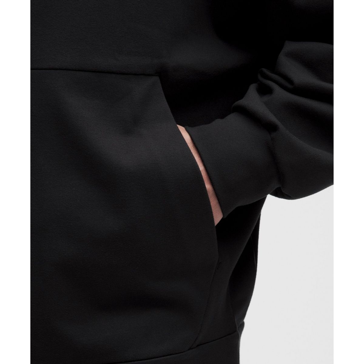 룰루레몬(LULULEMON) 헤비웨이트 소프트 저지 풀집 후디  BLK