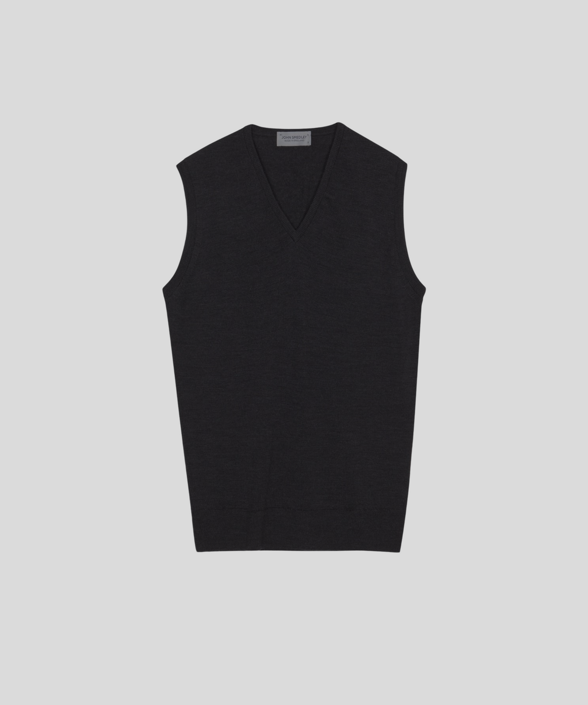 존 스메들리(JOHN SMEDLEY) HADFIELD Extra Fine Merino Wool Standard Fit V-Neck Vest Core 9 Colors