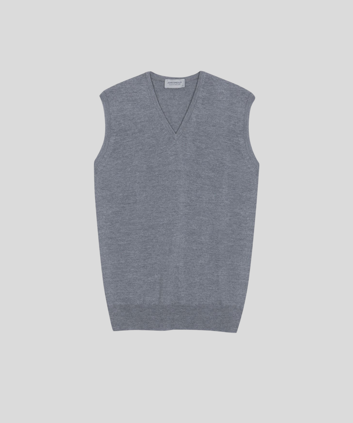존 스메들리(JOHN SMEDLEY) HADFIELD Extra Fine Merino Wool Standard Fit V-Neck Vest Core 9 Colors