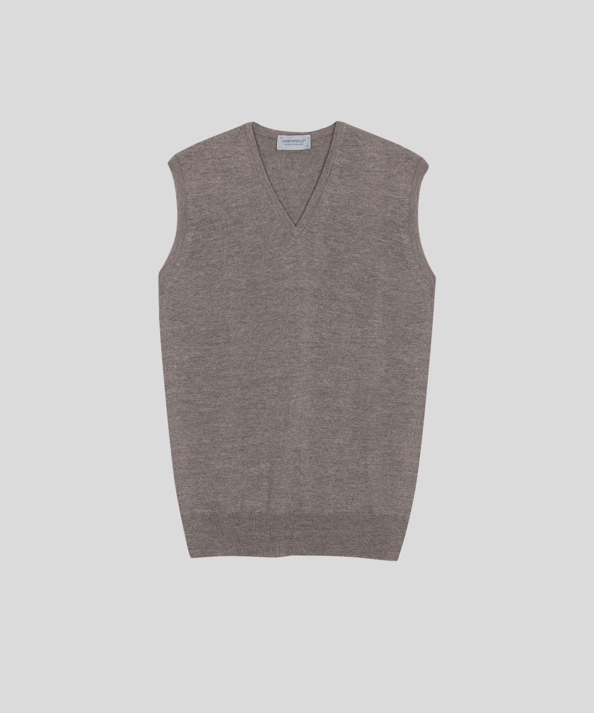 존 스메들리(JOHN SMEDLEY) HADFIELD Extra Fine Merino Wool Standard Fit V-Neck Vest Core 9 Colors