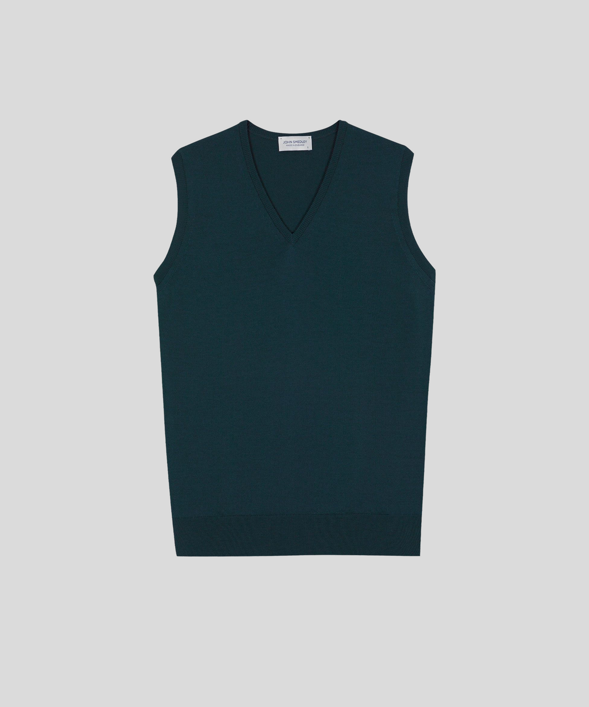 존 스메들리(JOHN SMEDLEY) HADFIELD Extra Fine Merino Wool Standard Fit V-Neck Vest Core 9 Colors