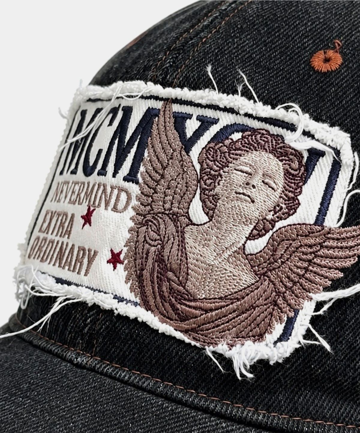 플래토(PLATEAU) 빅사이즈 워싱 볼캡 XL MCMXCV 1995 CAP BLACK